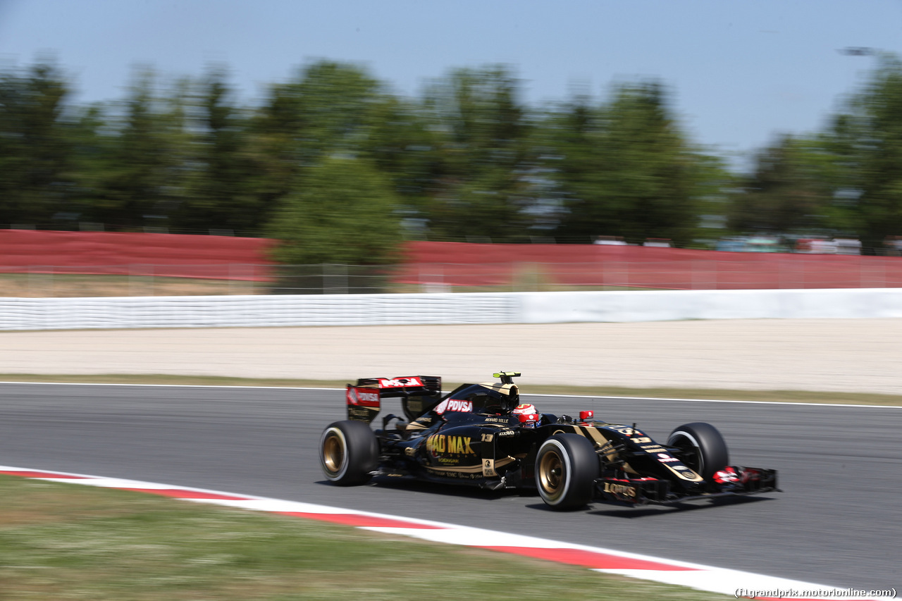 GP SPAGNA, 09.05.2015- Free practice 3, Pastor Maldonado (VEN) Lotus F1 Team E23