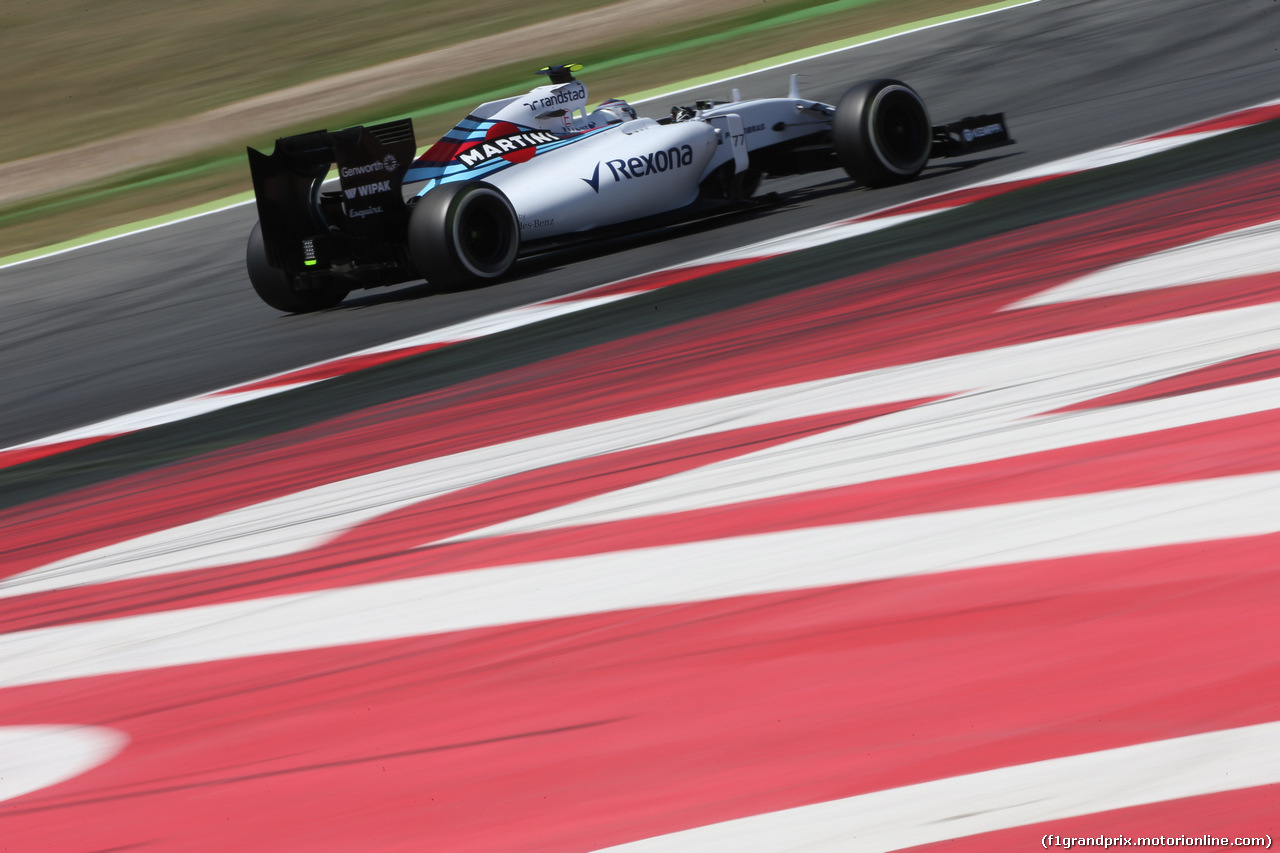 GP SPAGNA, 09.05.2015- Free practice 3, Valtteri Bottas (FIN) Williams F1 Team FW37