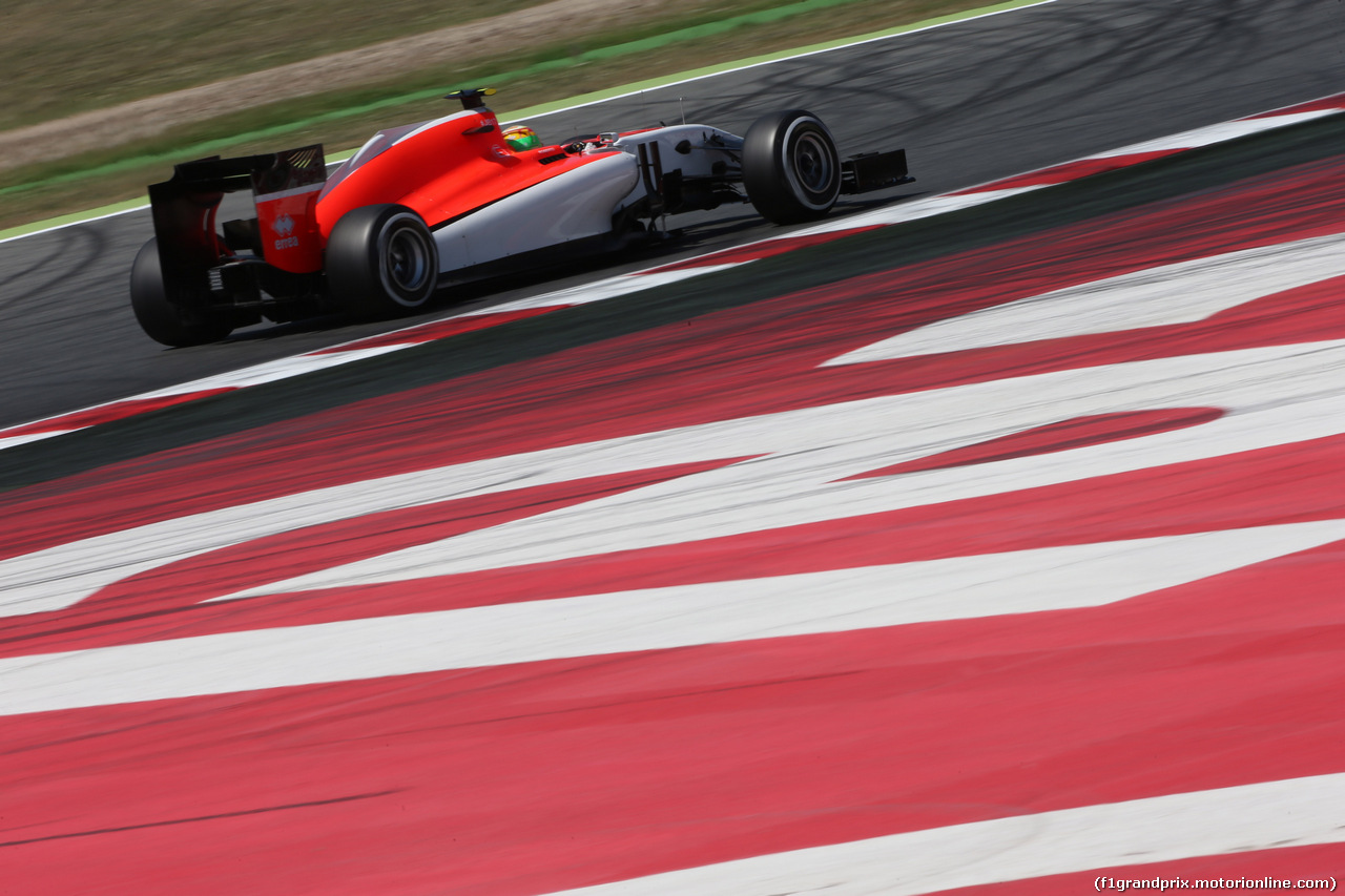 GP SPAGNA, 09.05.2015- Free practice 3, Roberto Merhi (ESP) Manor Marussia F1 Team