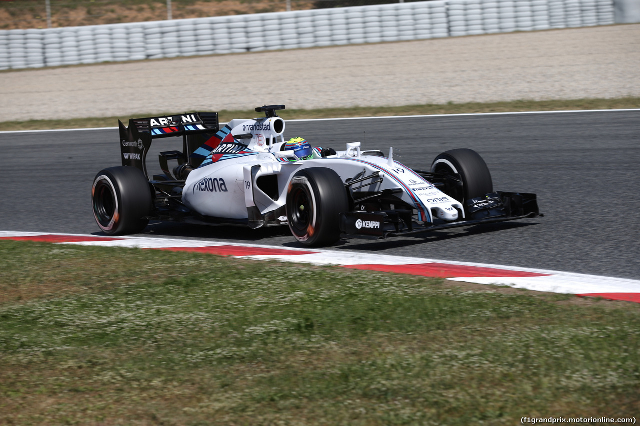 GP SPAGNA, 09.05.2015- Free practice 3, Felipe Massa (BRA) Williams F1 Team FW37