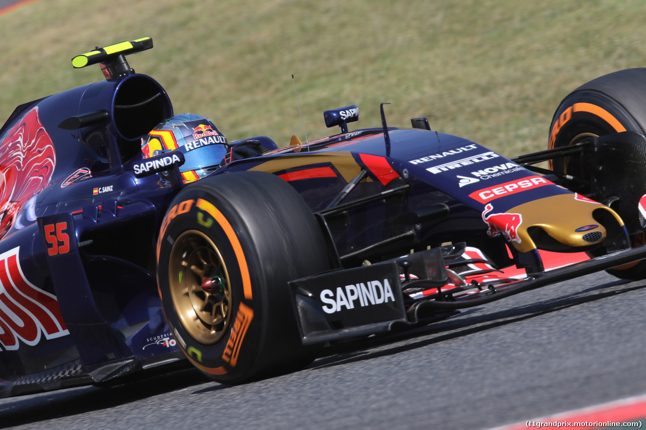 GP SPAGNA, 09.05.2015- Free practice 3, Carlos Sainz Jr (ESP) Scuderia Toro Rosso STR10