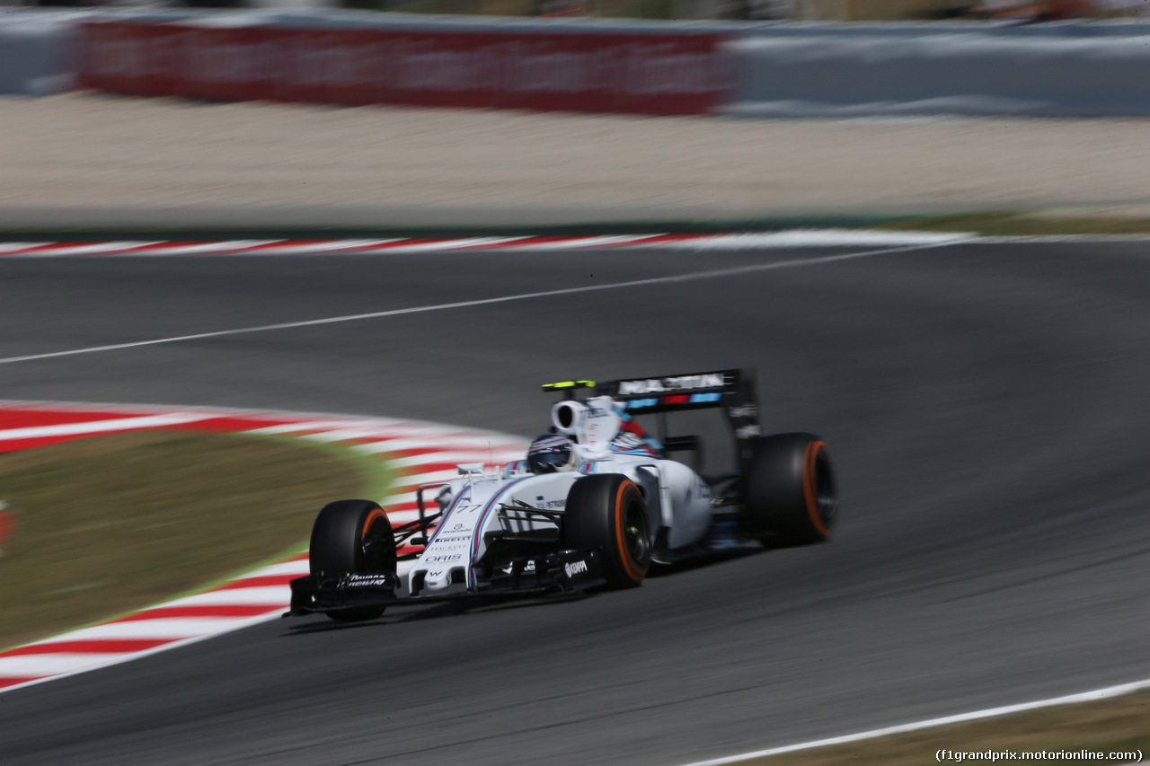 GP SPAGNA, 09.05.2015- Free practice 3, Valtteri Bottas (FIN) Williams F1 Team FW37