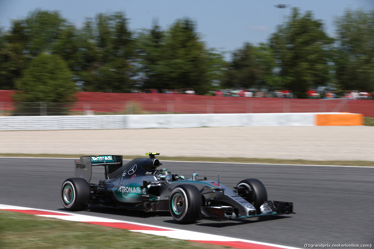 GP SPAGNA, 09.05.2015- Free practice 3, Nico Rosberg (GER) Mercedes AMG F1 W06