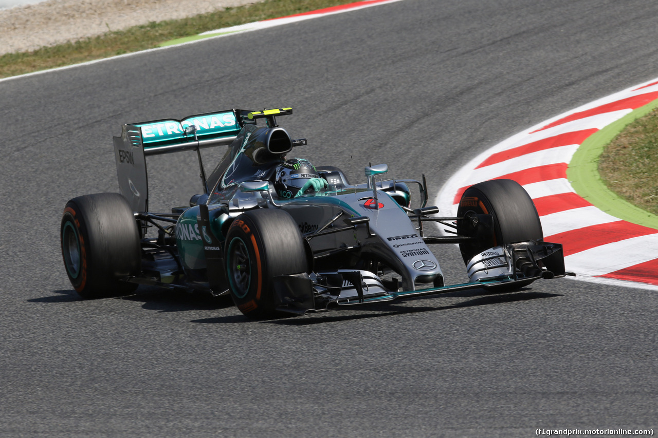 GP SPAGNA, 09.05.2015- Free practice 3, Nico Rosberg (GER) Mercedes AMG F1 W06