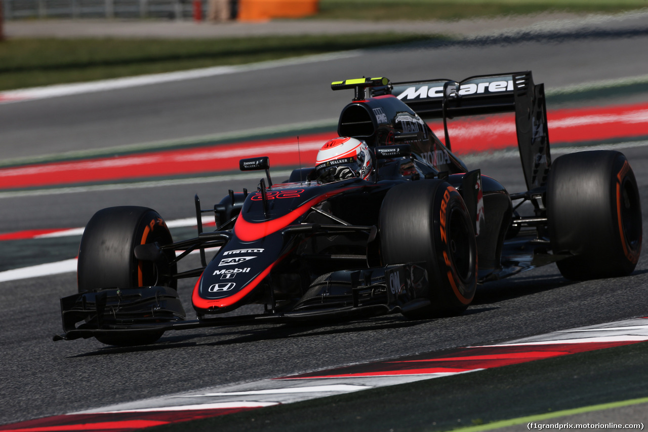 GP SPAGNA, 09.05.2015- Free practice 3, Jenson Button (GBR) McLaren Honda MP4-30