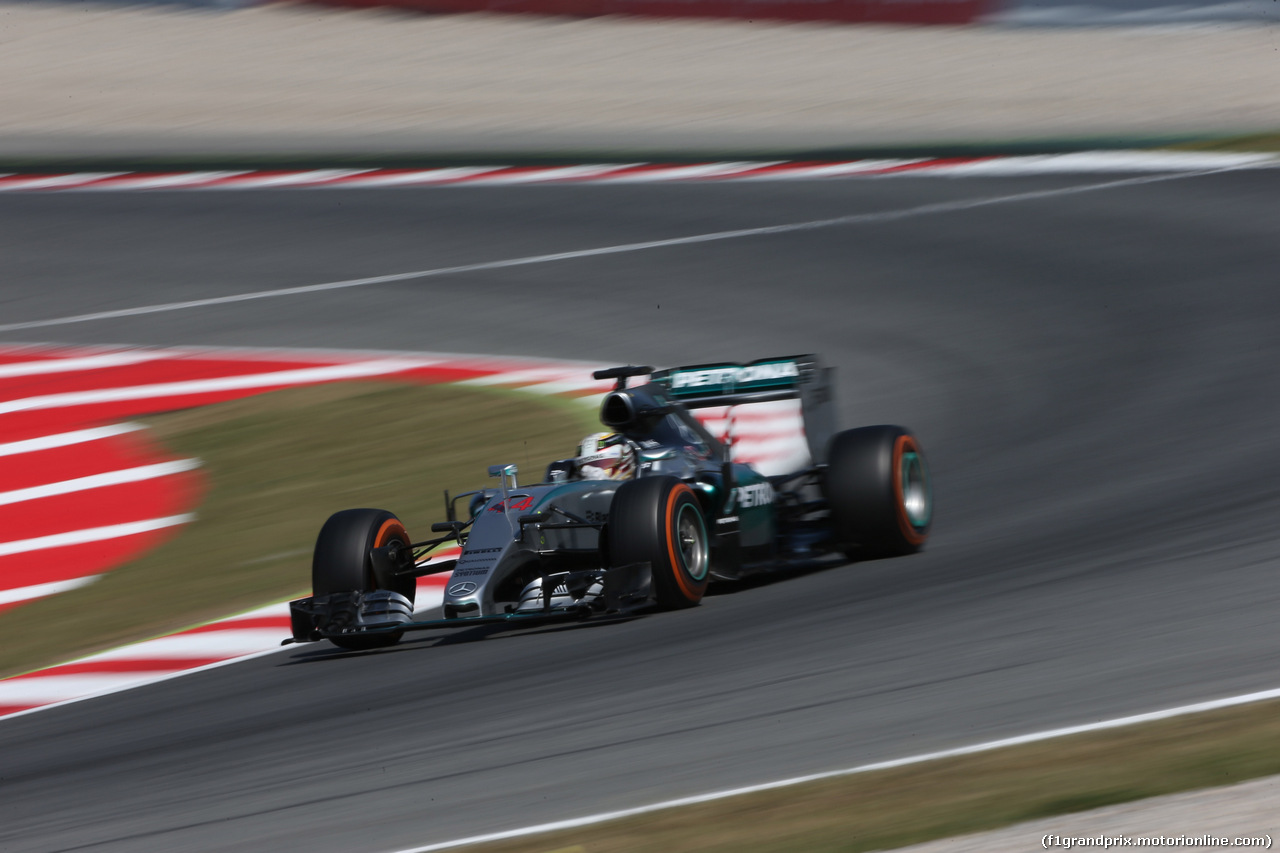 GP SPAGNA, 09.05.2015- Free practice 3, Lewis Hamilton (GBR) Mercedes AMG F1 W06