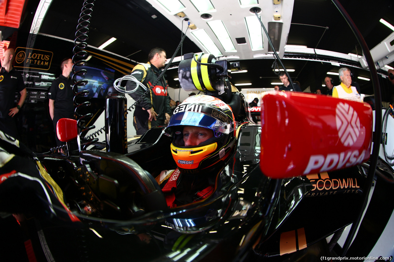GP SPAGNA, 09.05.2015- Free practice 3, Romain Grosjean (FRA) Lotus F1 Team E23