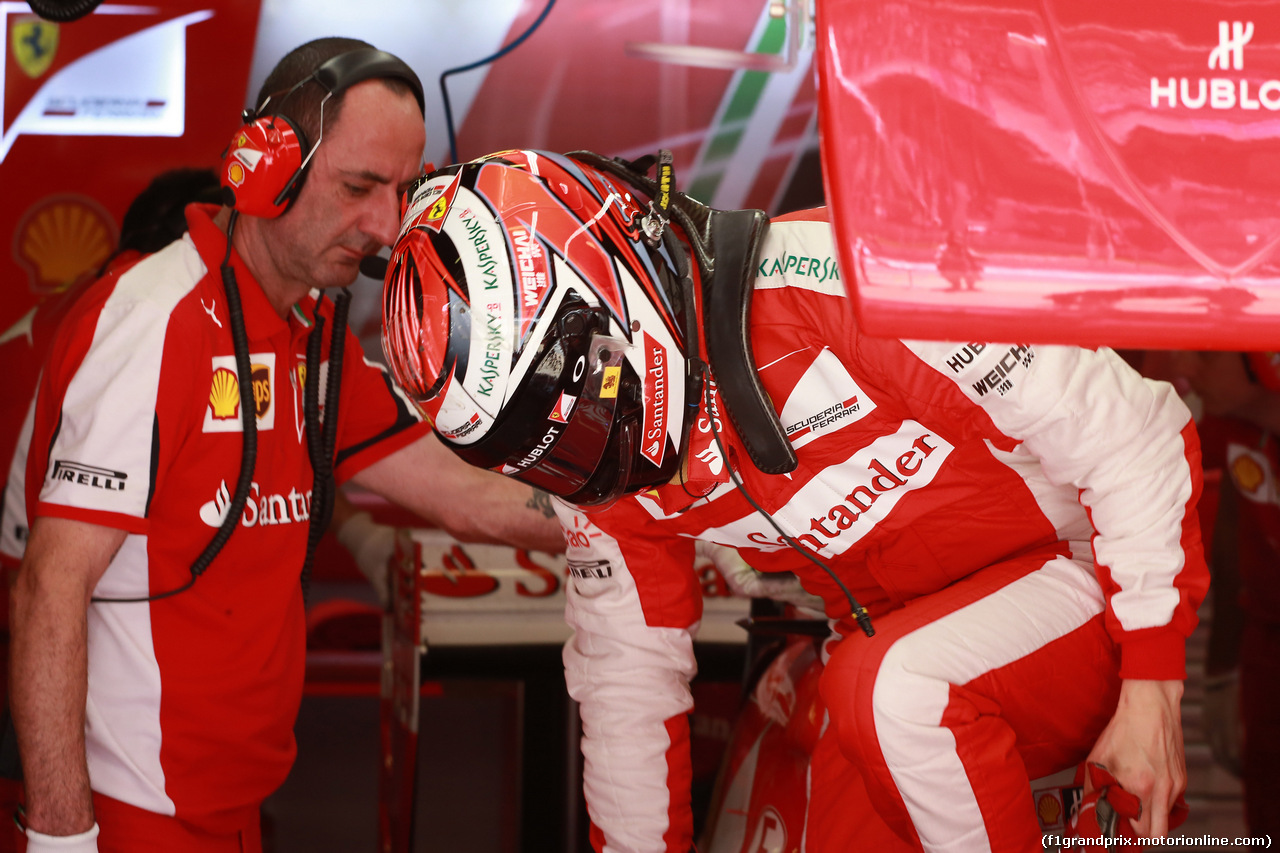 GP SPAGNA, 09.05.2015- Free practice 3, Kimi Raikkonen (FIN) Ferrari SF15-T