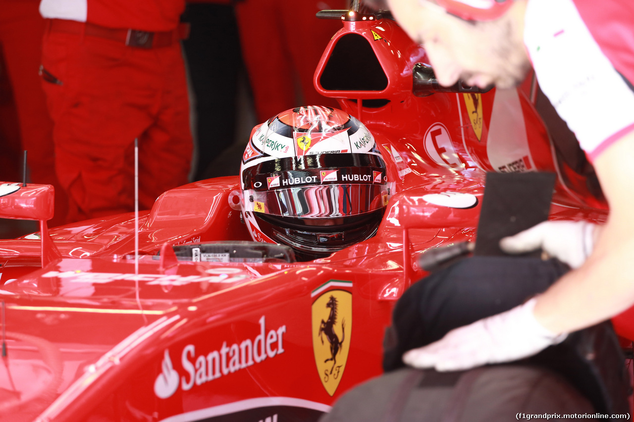 GP SPAGNA, 09.05.2015- Free practice 3, Kimi Raikkonen (FIN) Ferrari SF15-T