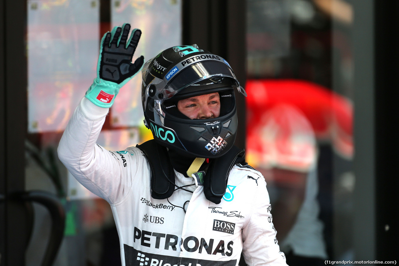 GP SPAGNA, 09.05.2015 - Qualifiche, Nico Rosberg (GER) Mercedes AMG F1 W06 pole position