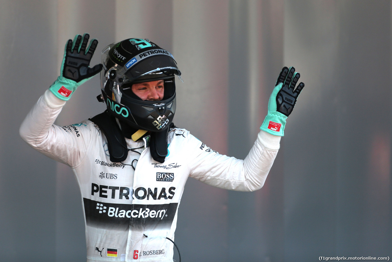 GP SPAGNA, 09.05.2015 - Qualifiche, Nico Rosberg (GER) Mercedes AMG F1 W06 pole position