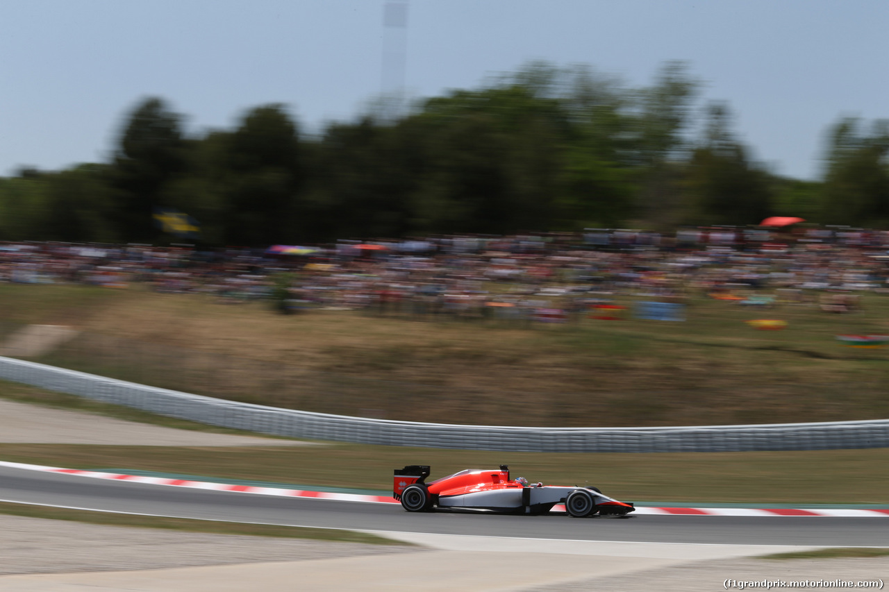GP SPAGNA, 09.05.2015- Qualifiche, William Stevens (GBR) Manor Marussia F1 Team