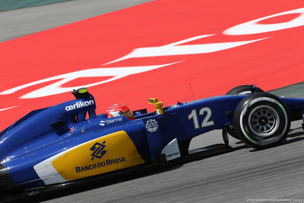 GP SPAGNA, 09.05.2015- Qualifiche, Felipe Nasr (BRA) Sauber C34