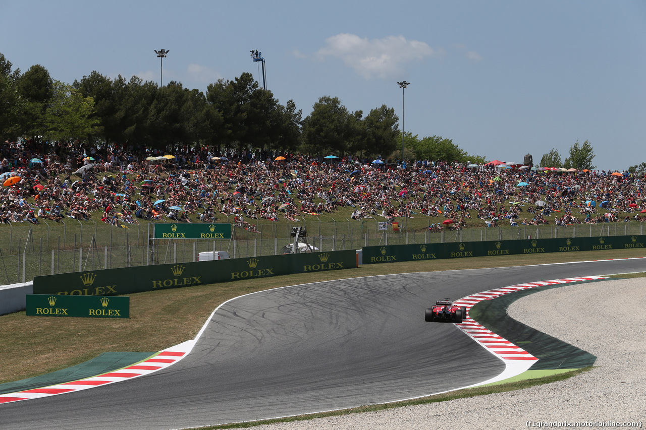 GP SPAGNA, 09.05.2015- Qualifiche, Sebastian Vettel (GER) Ferrari SF15-T