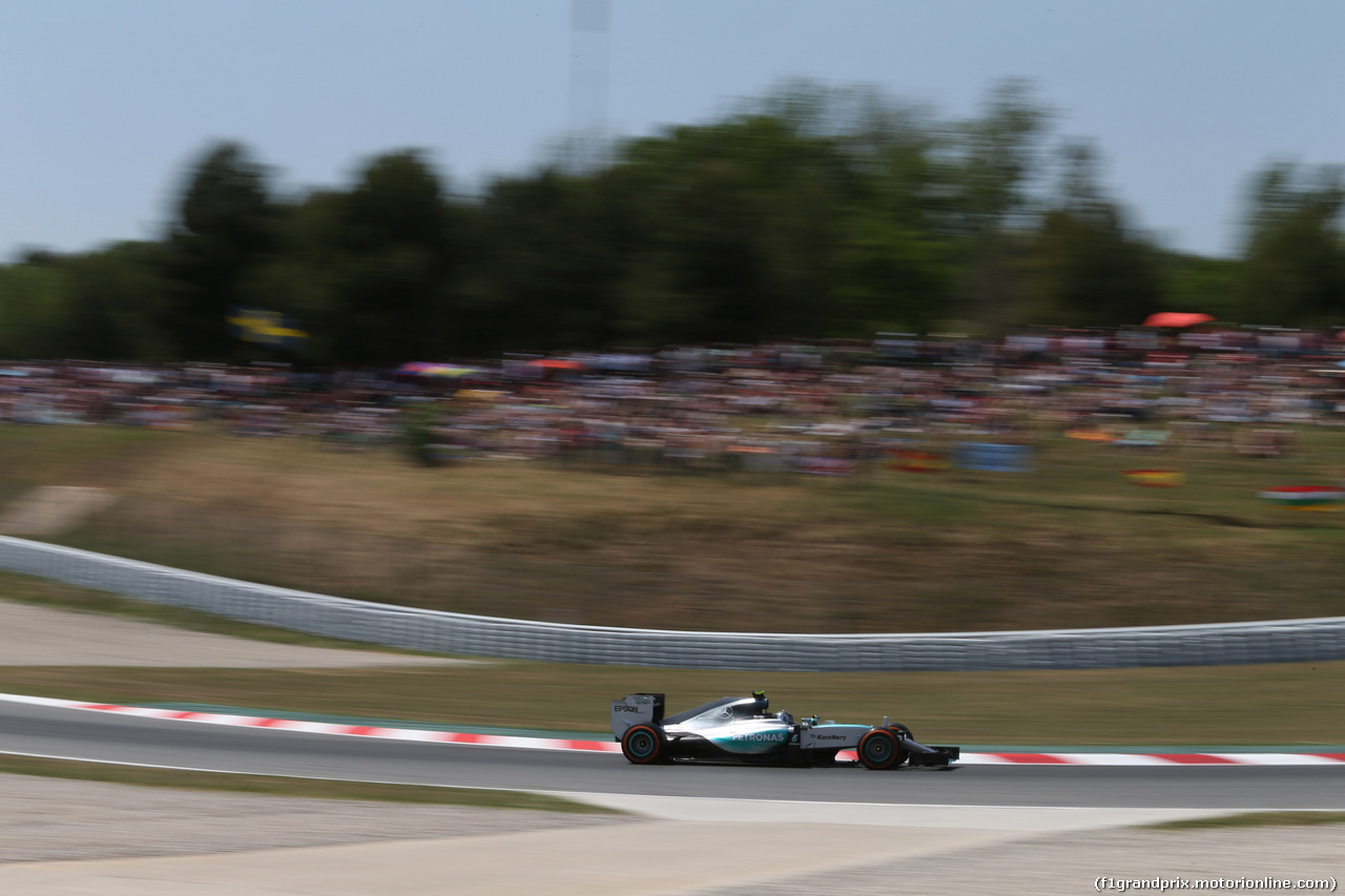 GP SPAGNA, 09.05.2015- Qualifiche, Nico Rosberg (GER) Mercedes AMG F1 W06