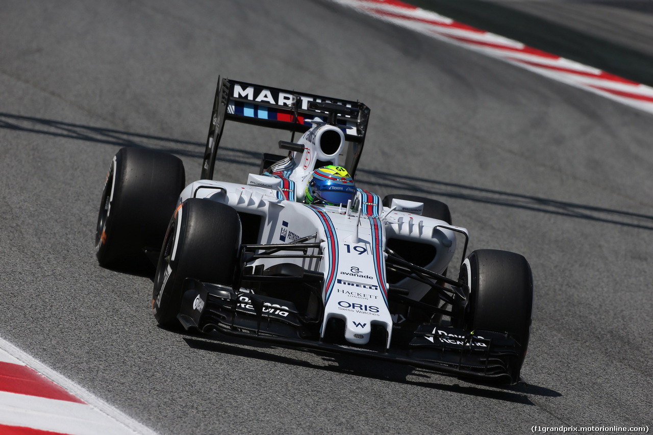GP SPAGNA, 09.05.2015- Qualifiche, Felipe Massa (BRA) Williams F1 Team FW37
