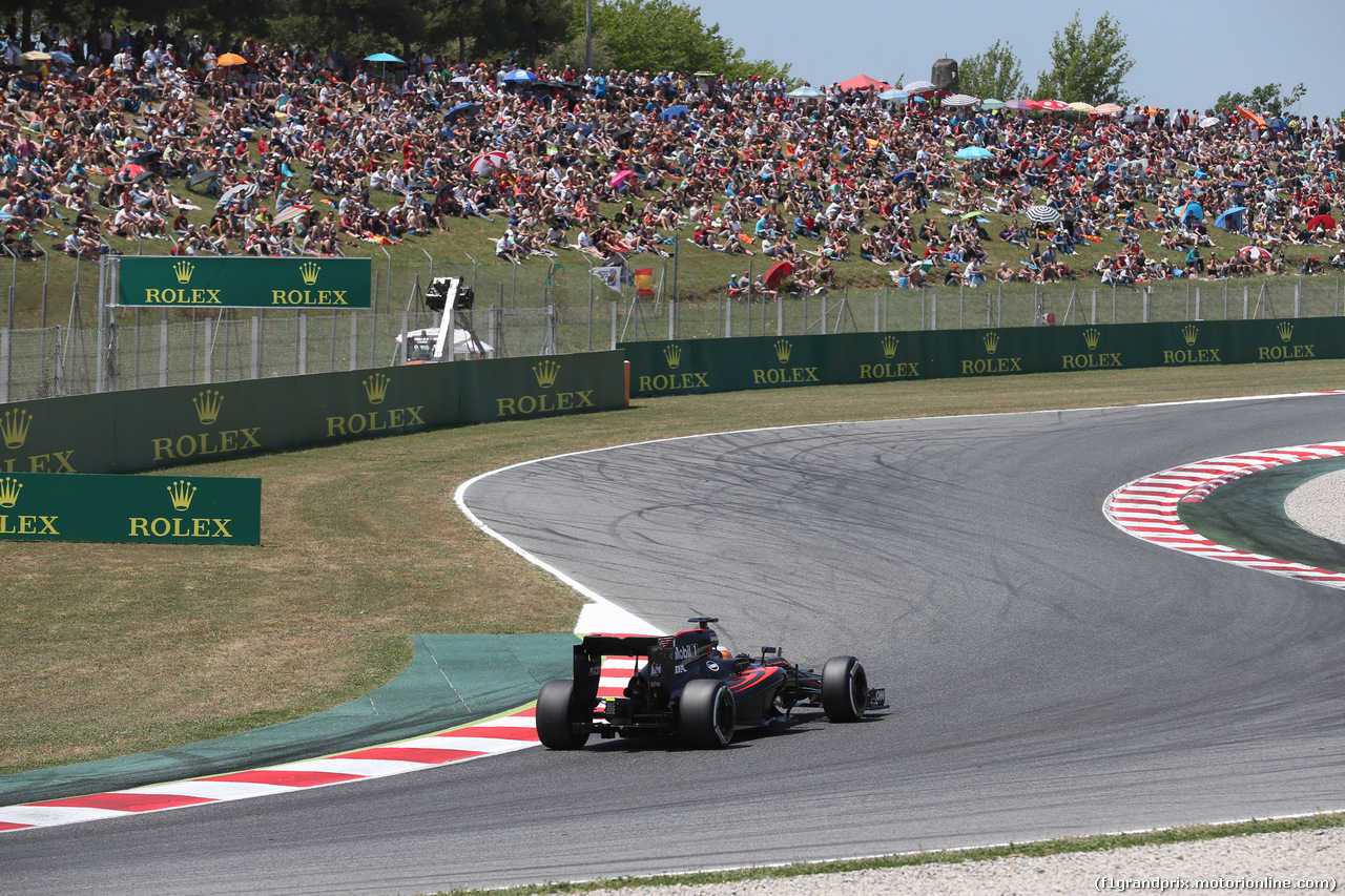 GP SPAGNA, 09.05.2015- Qualifiche, Fernando Alonso (ESP) McLaren Honda MP4-30