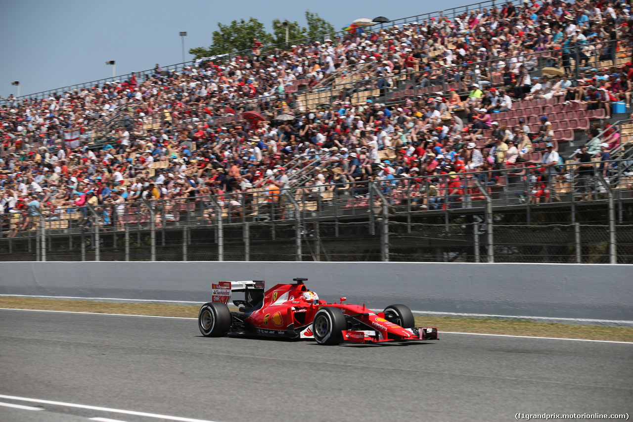 GP SPAGNA, 09.05.2015- Qualifiche, Sebastian Vettel (GER) Ferrari SF15-T