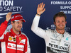 GP SPAGNA, 09.05.2015 - Qualifiche, terzo Sebastian Vettel (GER) Ferrari SF15-T e Nico Rosberg (GER) Mercedes AMG F1 W06 pole position