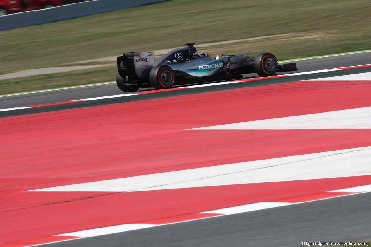 GP SPAGNA, 08.02.2015- Prove Libere 1, Lewis Hamilton (GBR) Mercedes AMG F1 W06