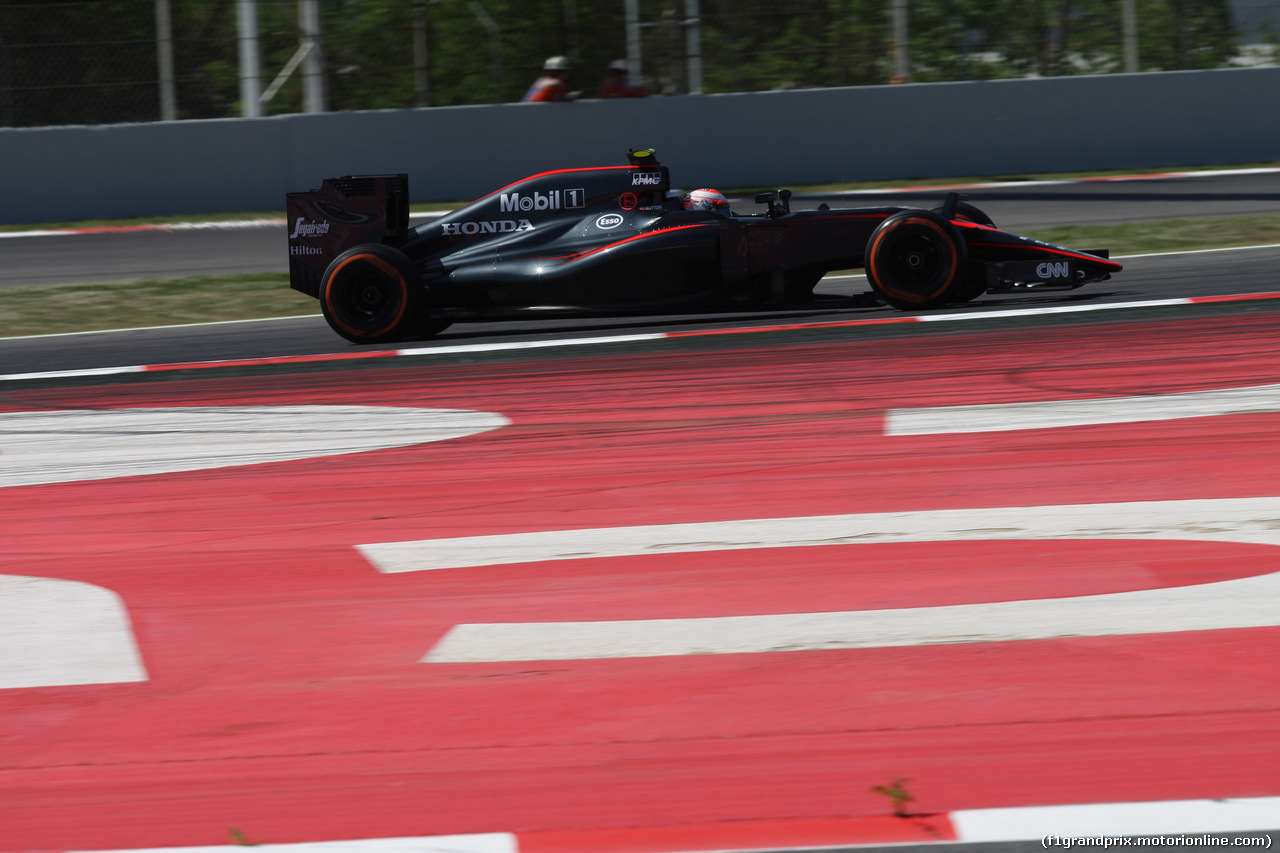 GP SPAGNA, 08.02.2015- Prove Libere 1, Jenson Button (GBR) McLaren Honda MP4-30