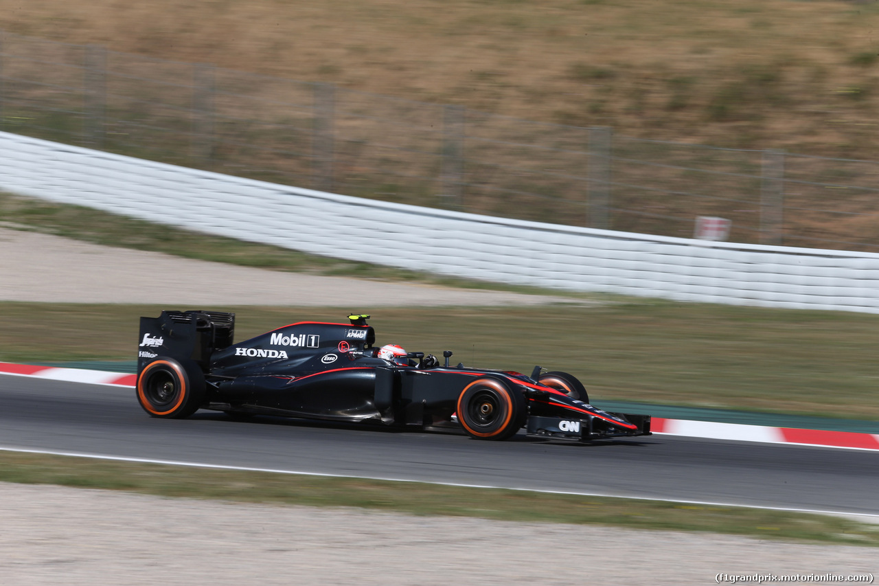 GP SPAGNA, 08.02.2015- Prove Libere 1, Jenson Button (GBR) McLaren Honda MP4-30
