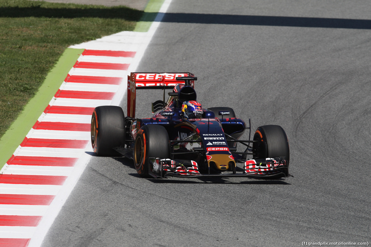 GP SPAGNA, 08.02.2015- Prove Libere 1, Max Verstappen (NED) Scuderia Toro Rosso STR10