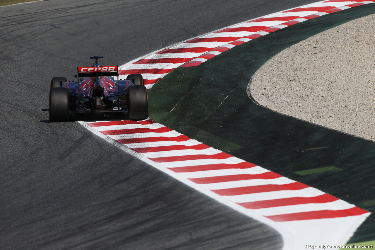 GP SPAGNA, 08.02.2015- Prove Libere 1, Max Verstappen (NED) Scuderia Toro Rosso STR10
