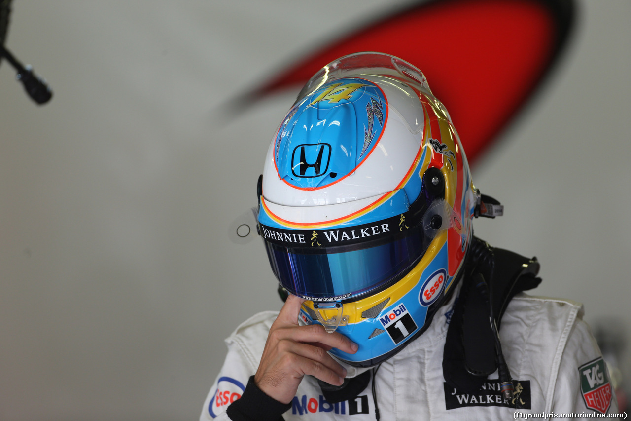 GP SPAGNA, 08.02.2015- Prove Libere 1, Fernando Alonso (ESP) McLaren Honda MP4-30