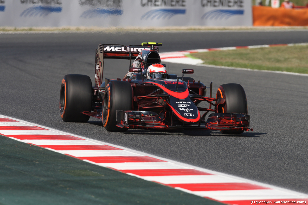 GP SPAGNA, 08.02.2015- Prove Libere 1, Jenson Button (GBR) McLaren Honda MP4-30