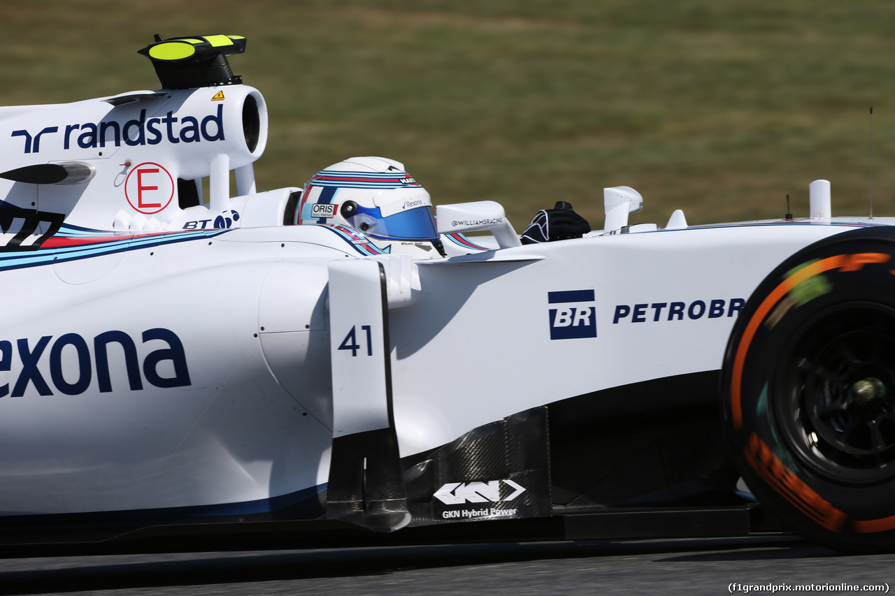 GP SPAGNA, 08.02.2015- Prove Libere 1, Susie Wolff (GBR) Williams F1 Team FW37 deserve e developing driver