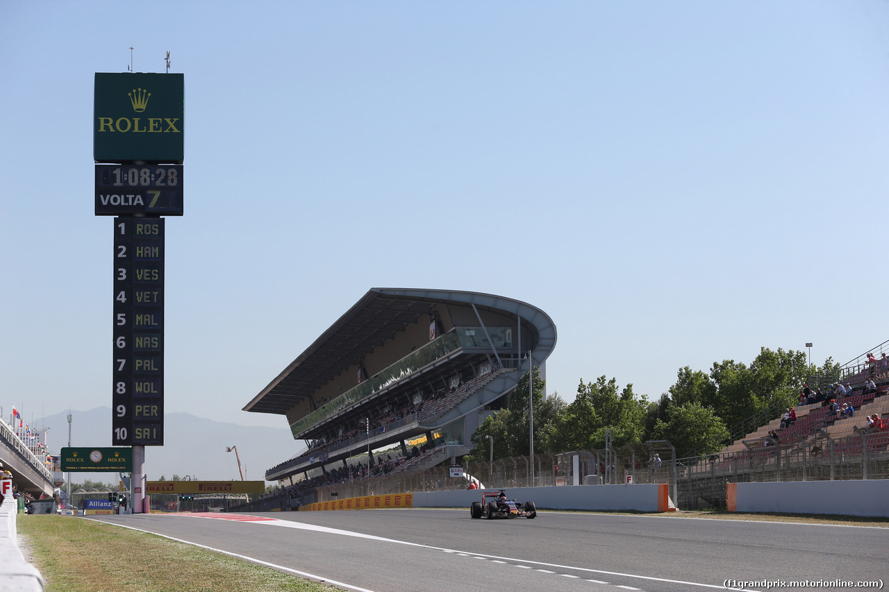 GP SPAGNA, 08.02.2015- Prove Libere 1, Max Verstappen (NED) Scuderia Toro Rosso STR10