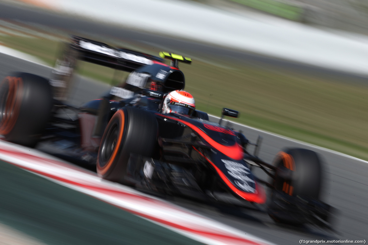 GP SPAGNA, 08.02.2015- Prove Libere 1, Jenson Button (GBR) McLaren Honda MP4-30