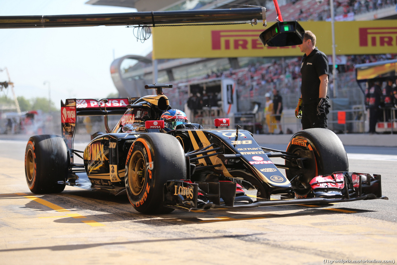 GP SPAGNA, 08.02.2015- Prove Libere 1, Jolyon Palmer (GBR)  Lotus F1 Team E23 deserve e developing driver