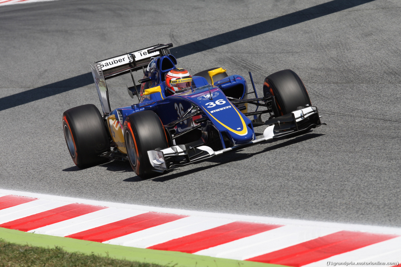GP SPAGNA, 08.02.2015- Prove Libere 1, Raffaele Marciello (ITA) Sauber C34 developing e deserve driver