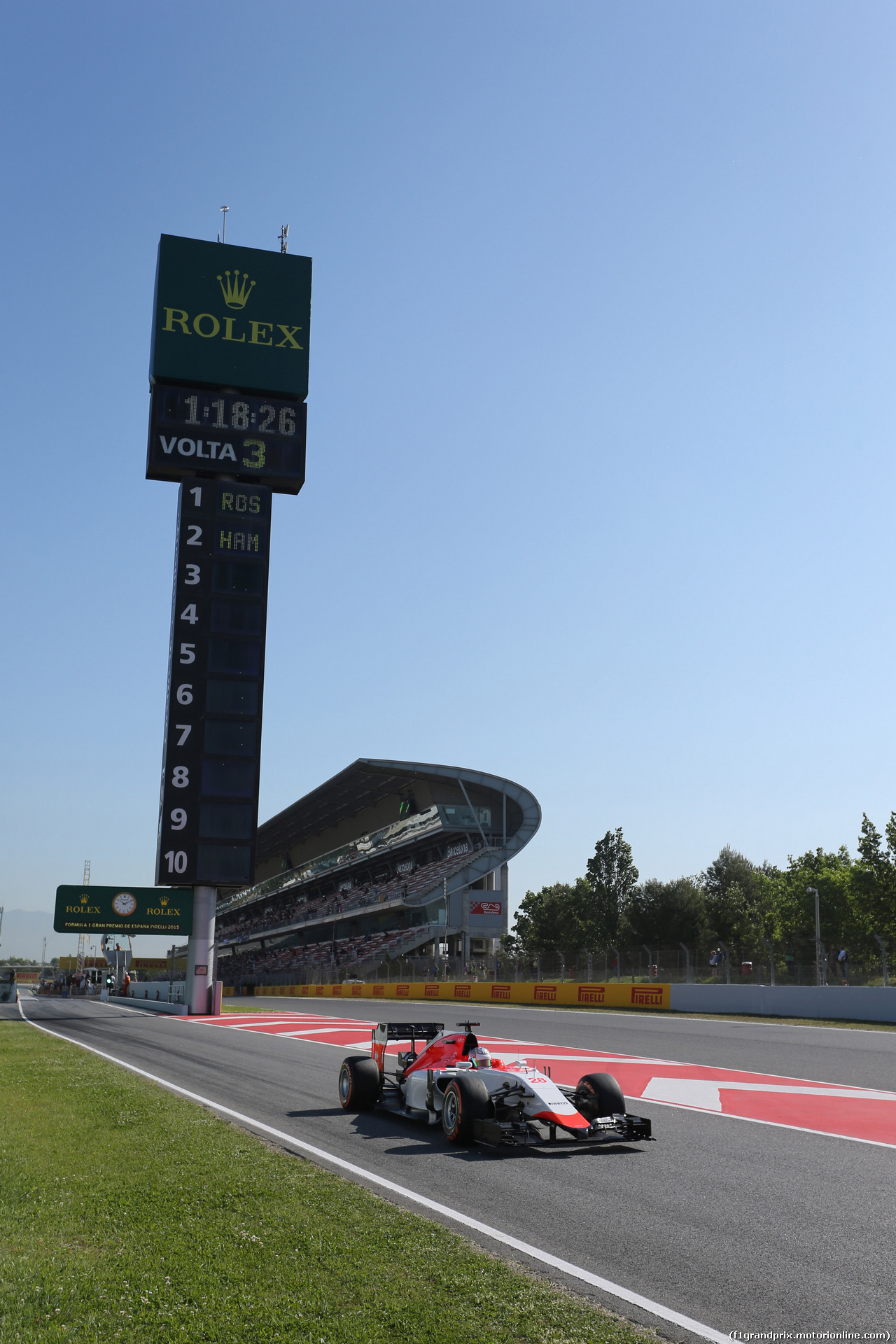 GP SPAGNA, 08.02.2015- Prove Libere 1, William Stevens (GBR) Manor Marussia F1 Team