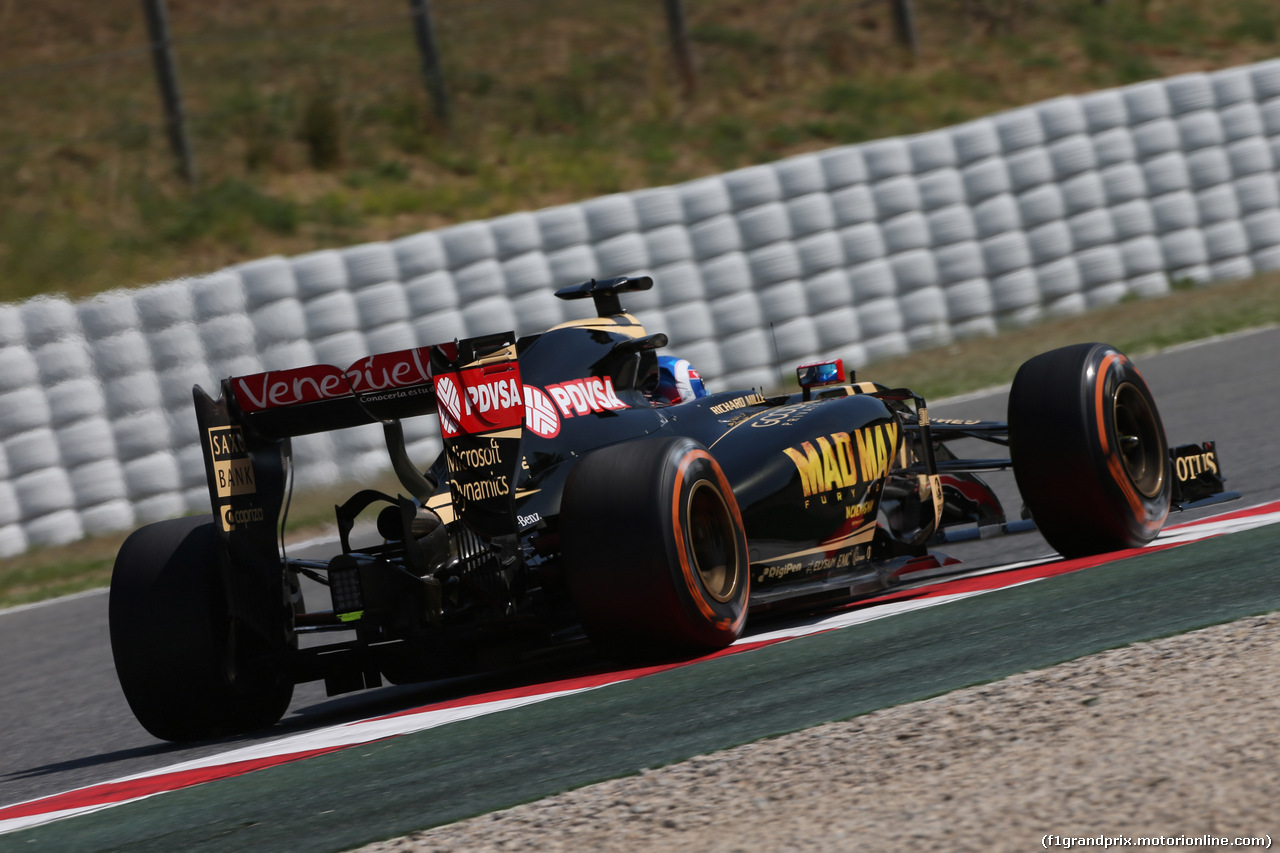 GP SPAGNA, 08.02.2015- Prove Libere 1, Jolyon Palmer (GBR)  Lotus F1 Team E23 deserve e developing driver