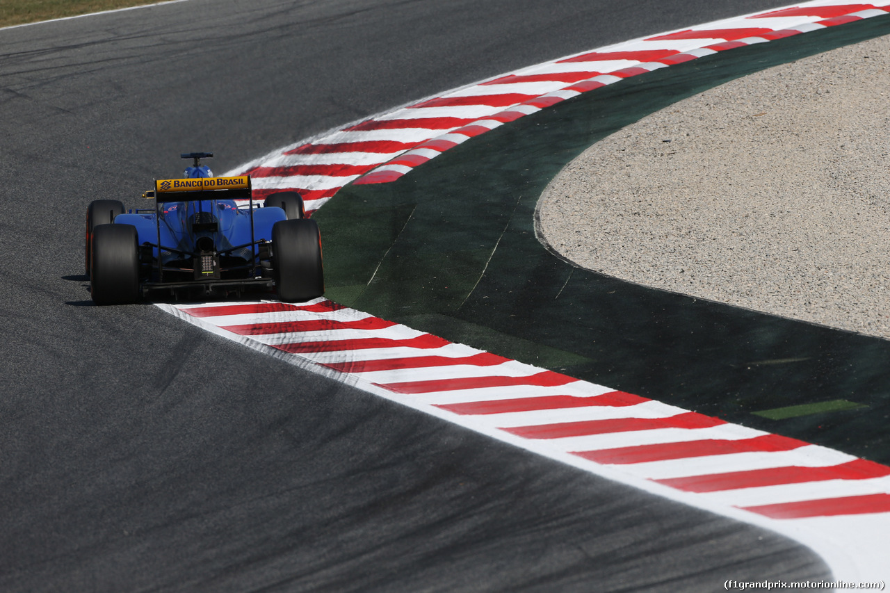 GP SPAGNA, 08.02.2015- Prove Libere 1, Raffaele Marciello (ITA) Sauber C34 developing e deserve driver