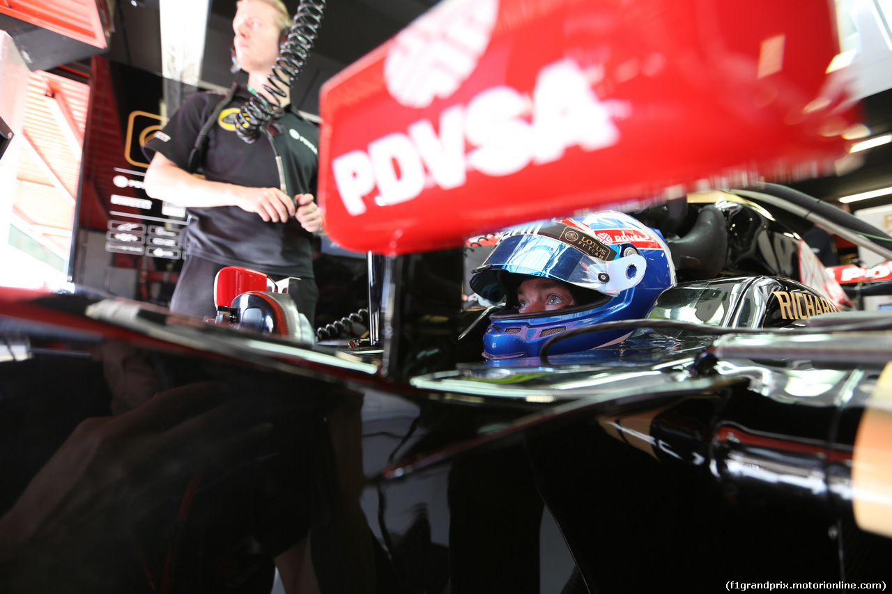 GP SPAGNA, 08.02.2015- Prove Libere 1, Jolyon Palmer (GBR)  Lotus F1 Team E23 deserve e developing driver