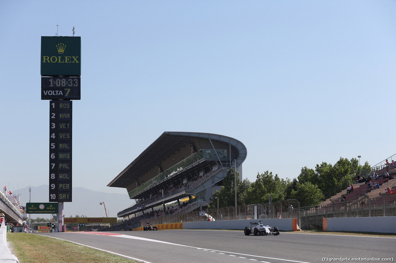 GP SPAGNA, 08.02.2015- Prove Libere 1, Felipe Massa (BRA) Williams F1 Team FW37