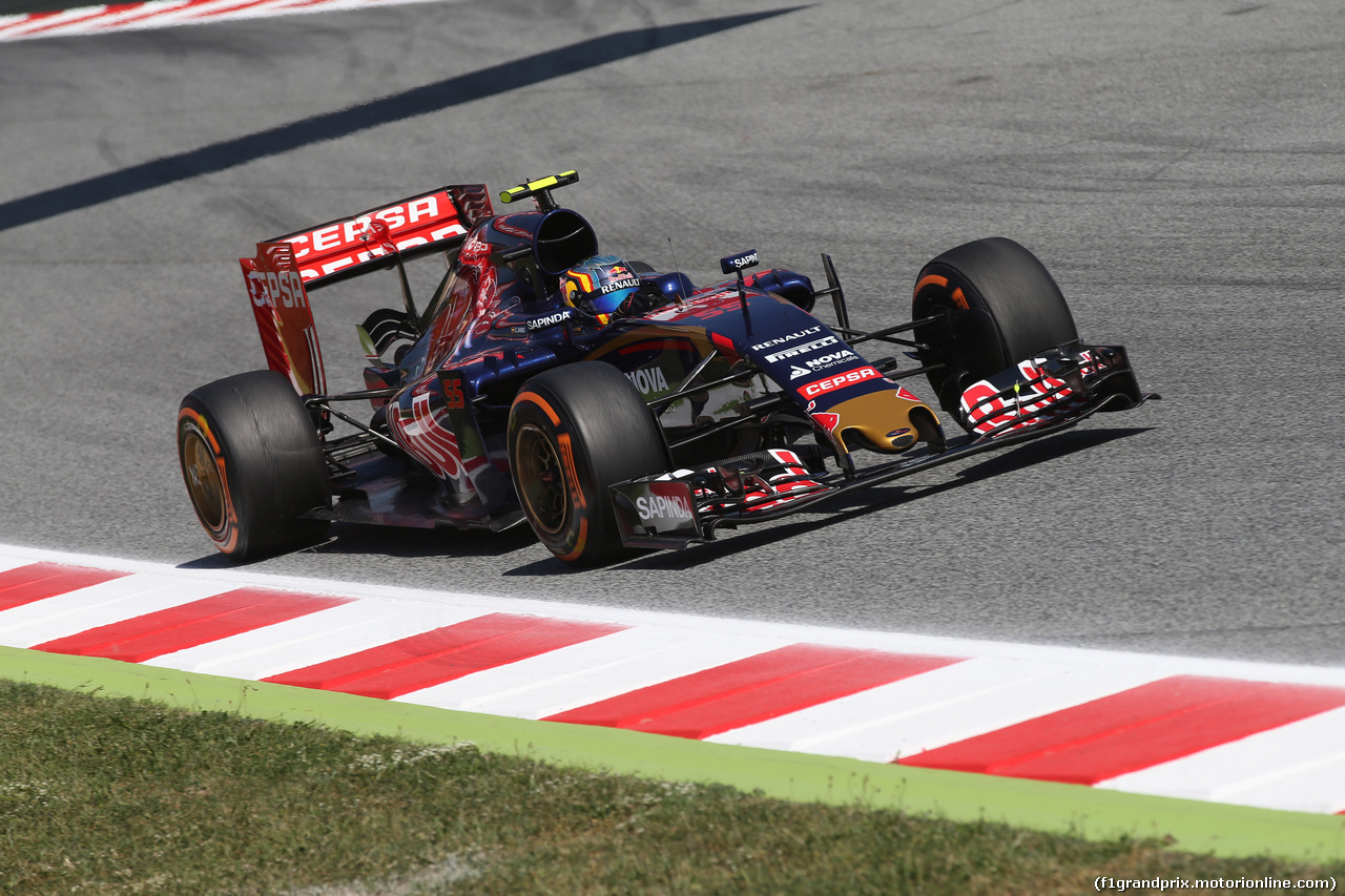 GP SPAGNA, 08.02.2015- Prove Libere 1, Carlos Sainz Jr (ESP) Scuderia Toro Rosso STR10