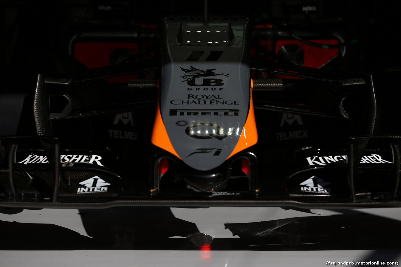 GP SPAGNA, 08.02.2015- Prove Libere 1, Sergio Perez (MEX) Sahara Force India F1 Team VJM08