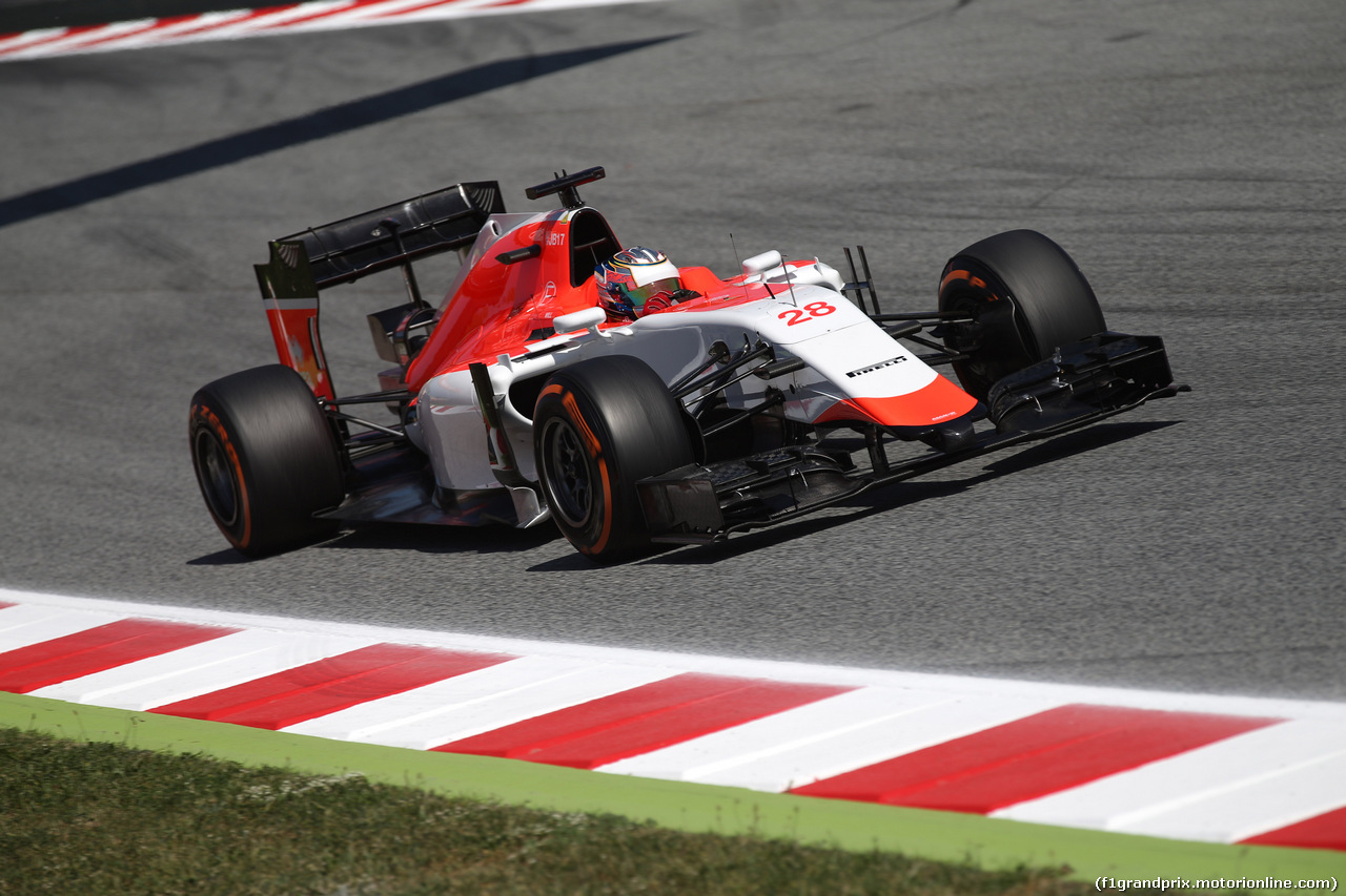 GP SPAGNA, 08.02.2015- Prove Libere 1, William Stevens (GBR) Manor Marussia F1 Team