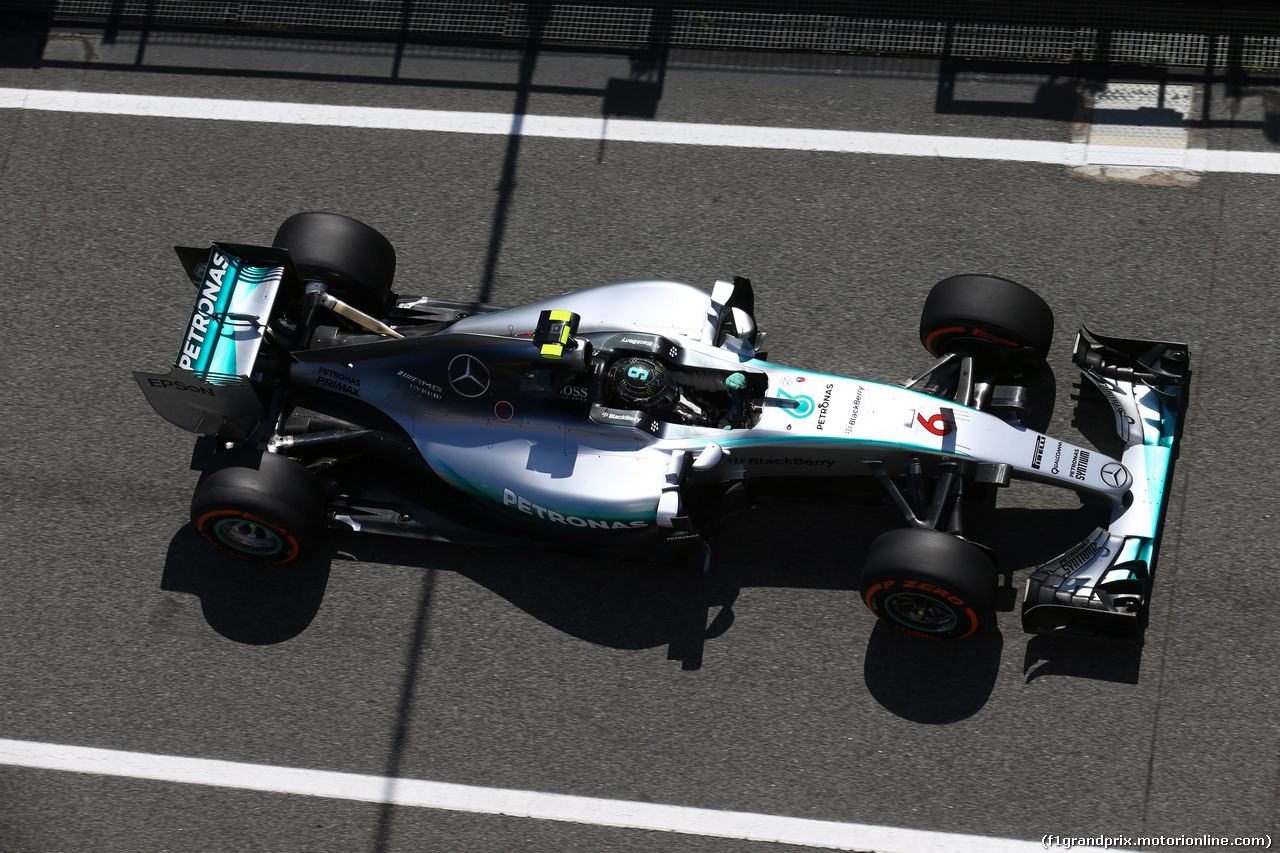 GP SPAGNA, 08.02.2015- Prove Libere 1, Nico Rosberg (GER) Mercedes AMG F1 W06