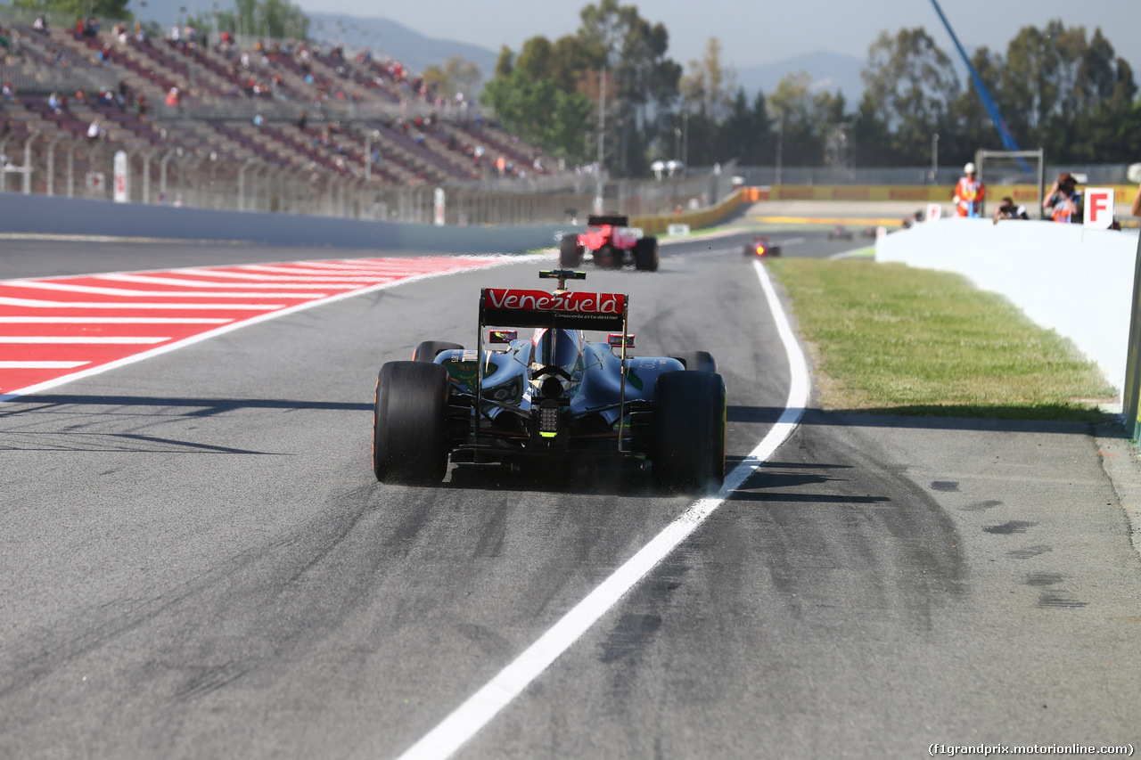 GP SPAGNA, 08.02.2015- Prove Libere 1, Pastor Maldonado (VEN) Lotus F1 Team E23