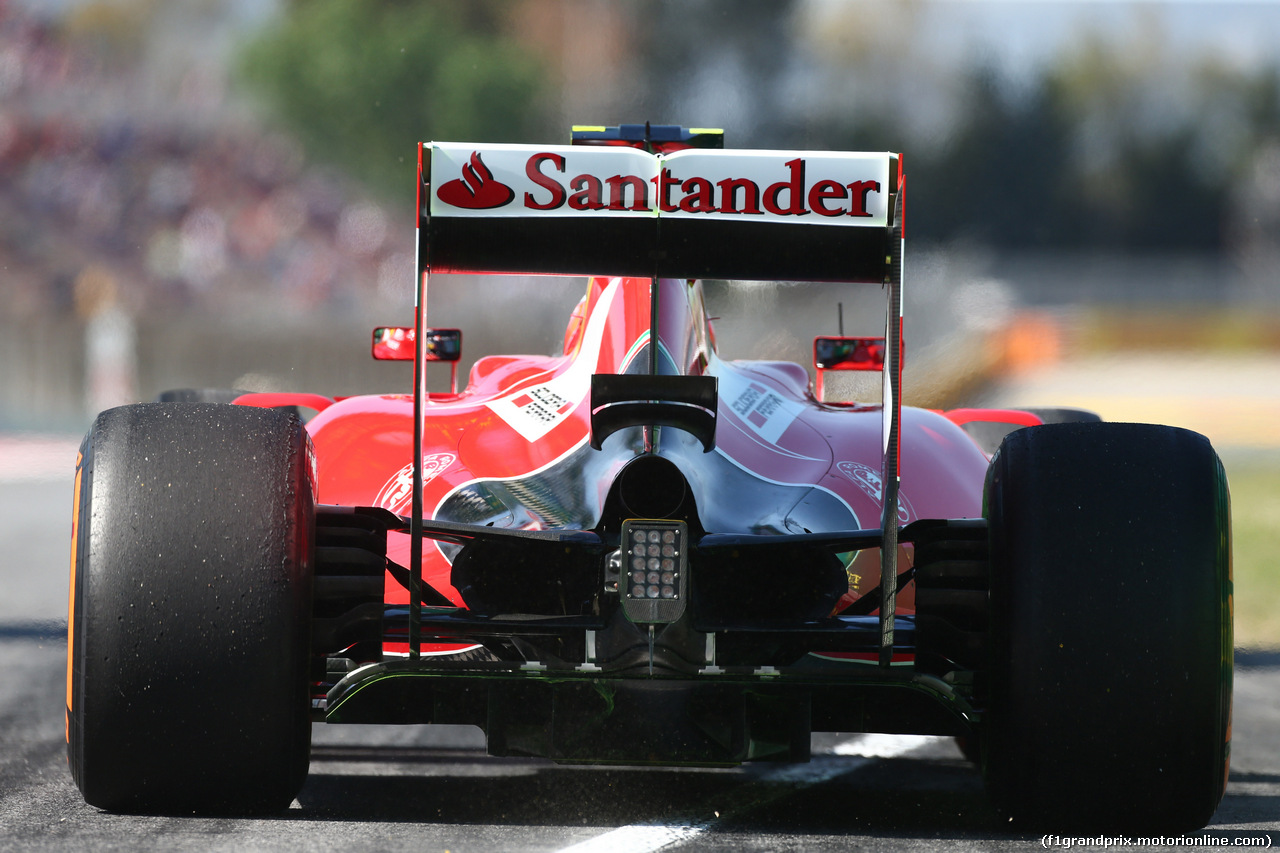 GP SPAGNA, 08.02.2015- Prove Libere 1, Kimi Raikkonen (FIN) Ferrari SF15-T