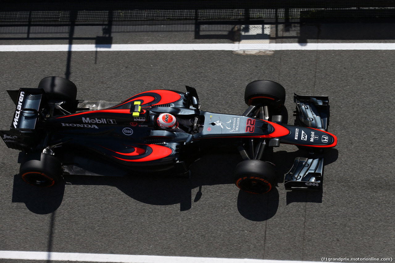 GP SPAGNA, 08.02.2015- Prove Libere 1, Jenson Button (GBR) McLaren Honda MP4-30