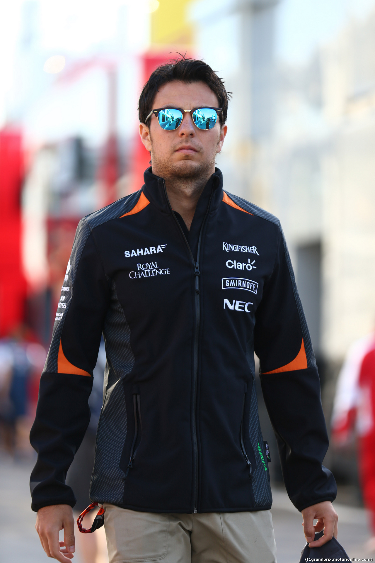 GP SPAGNA, 08.02.2015- Sergio Perez (MEX) Sahara Force India F1 Team VJM08