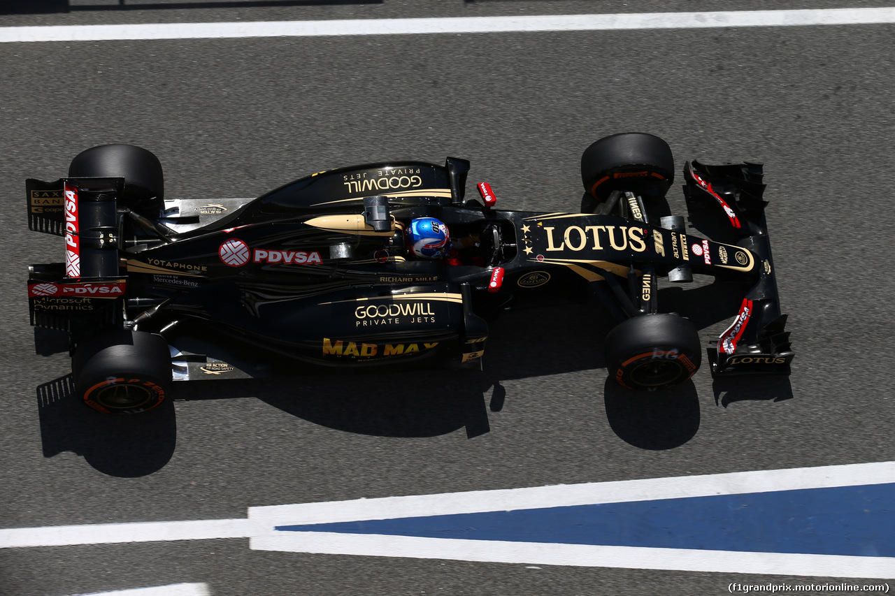 GP SPAGNA, 08.02.2015- Prove Libere 1, Jolyon Palmer (GBR)  Lotus F1 Team E23 deserve e developing driver
