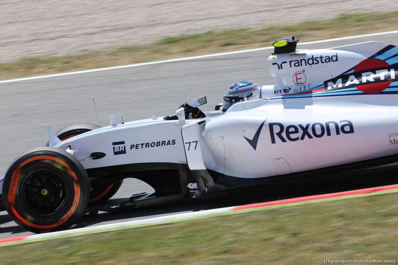 GP SPAGNA, 08.02.2015- Prove Libere 2, Valtteri Bottas (FIN) Williams F1 Team FW37